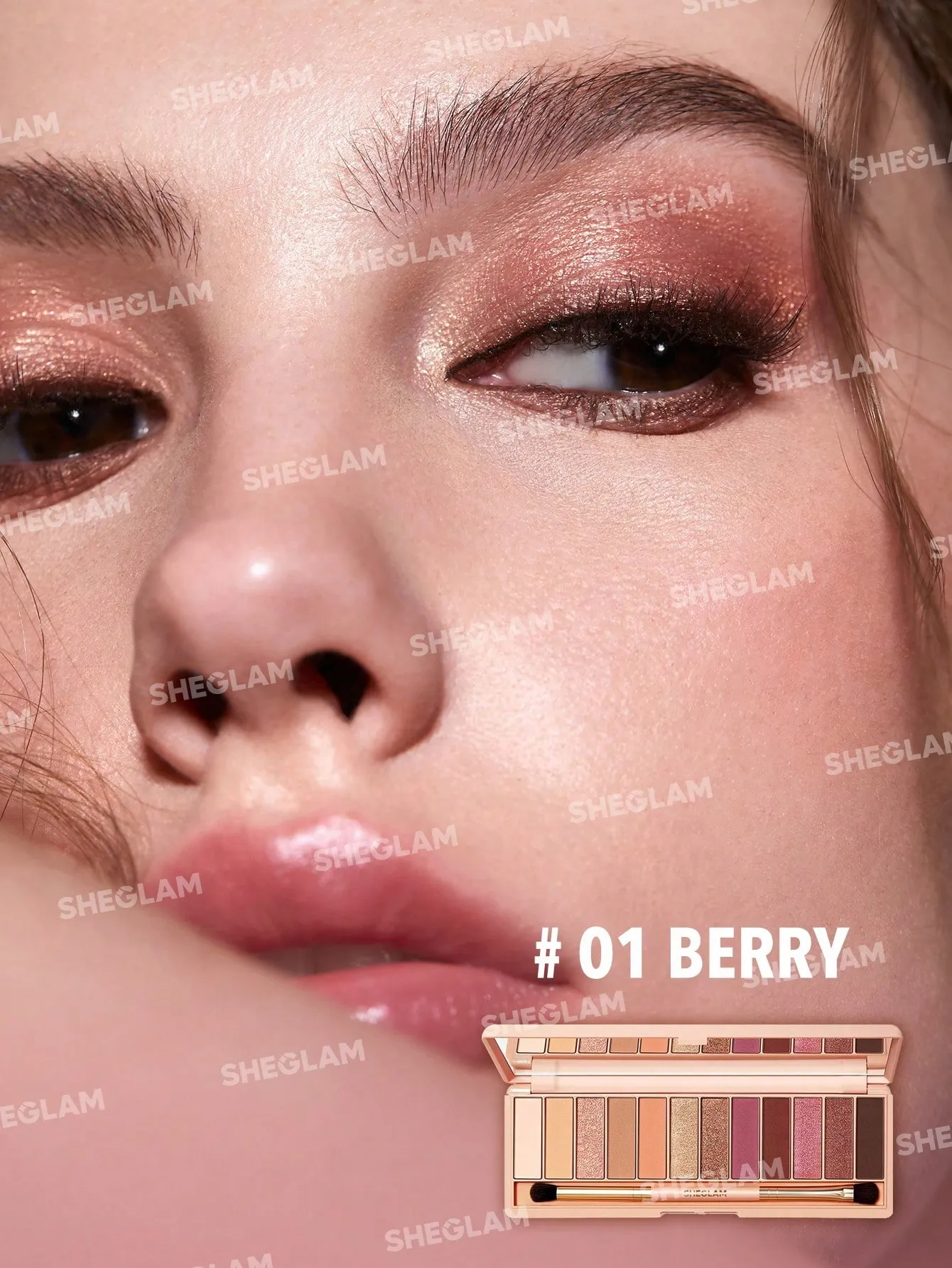 بعد از استفاده خرید پالت سایه شیگلم berry اصل + بهترین قیمت (بری)